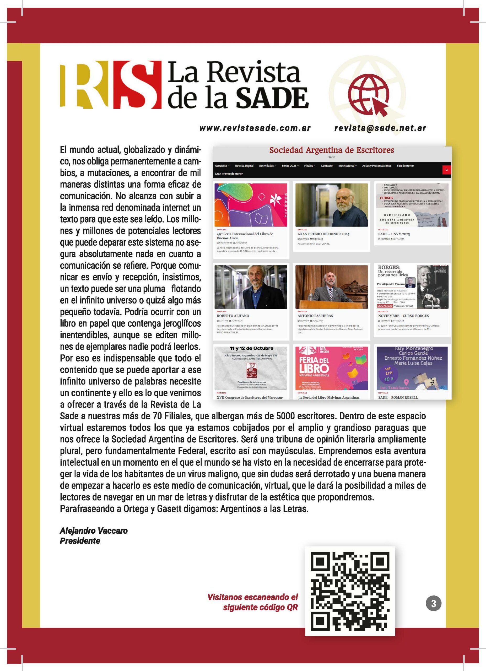 Revista SADE