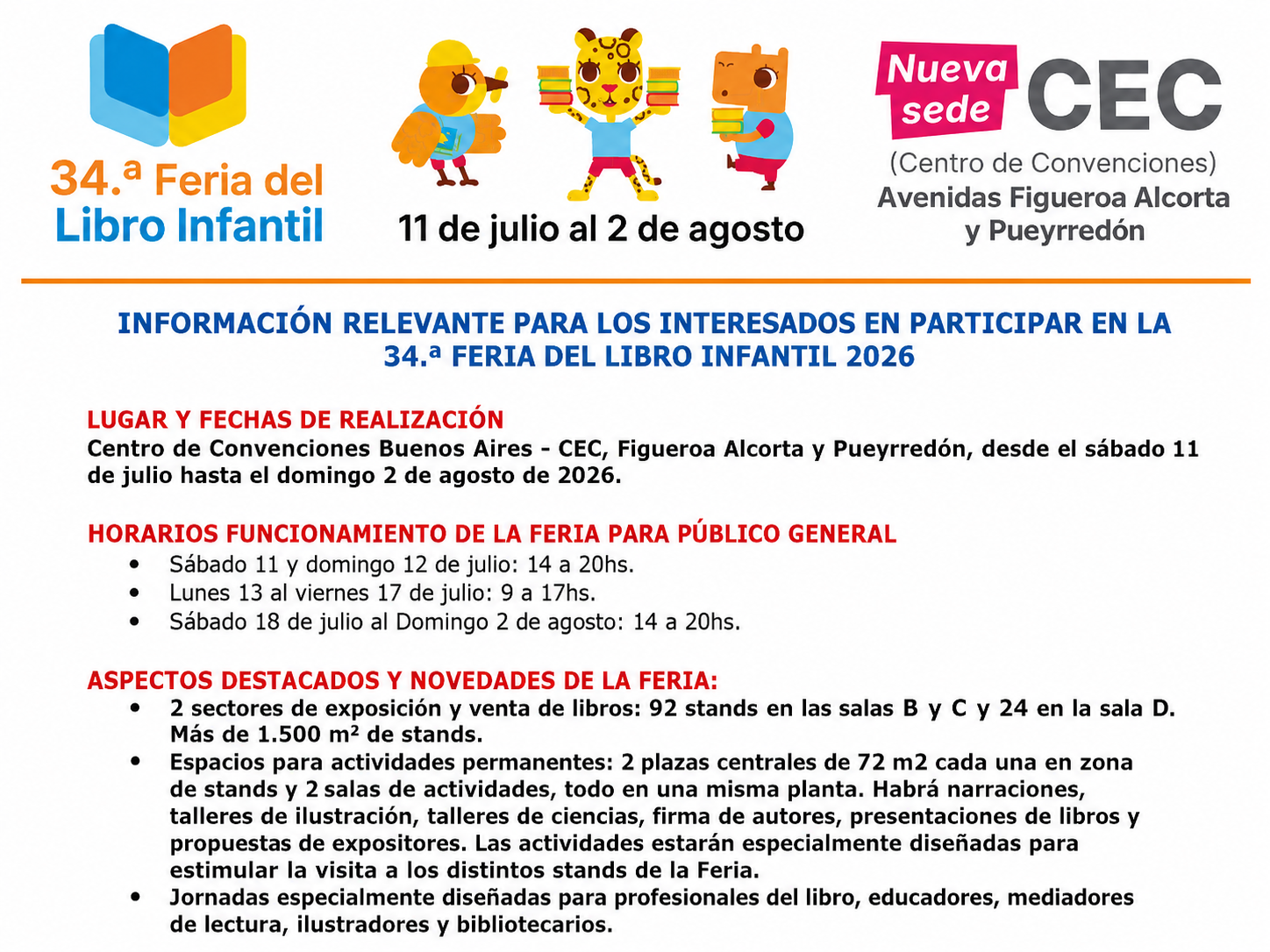 34.ª FERIA DEL LIBRO INFANTIL 2026