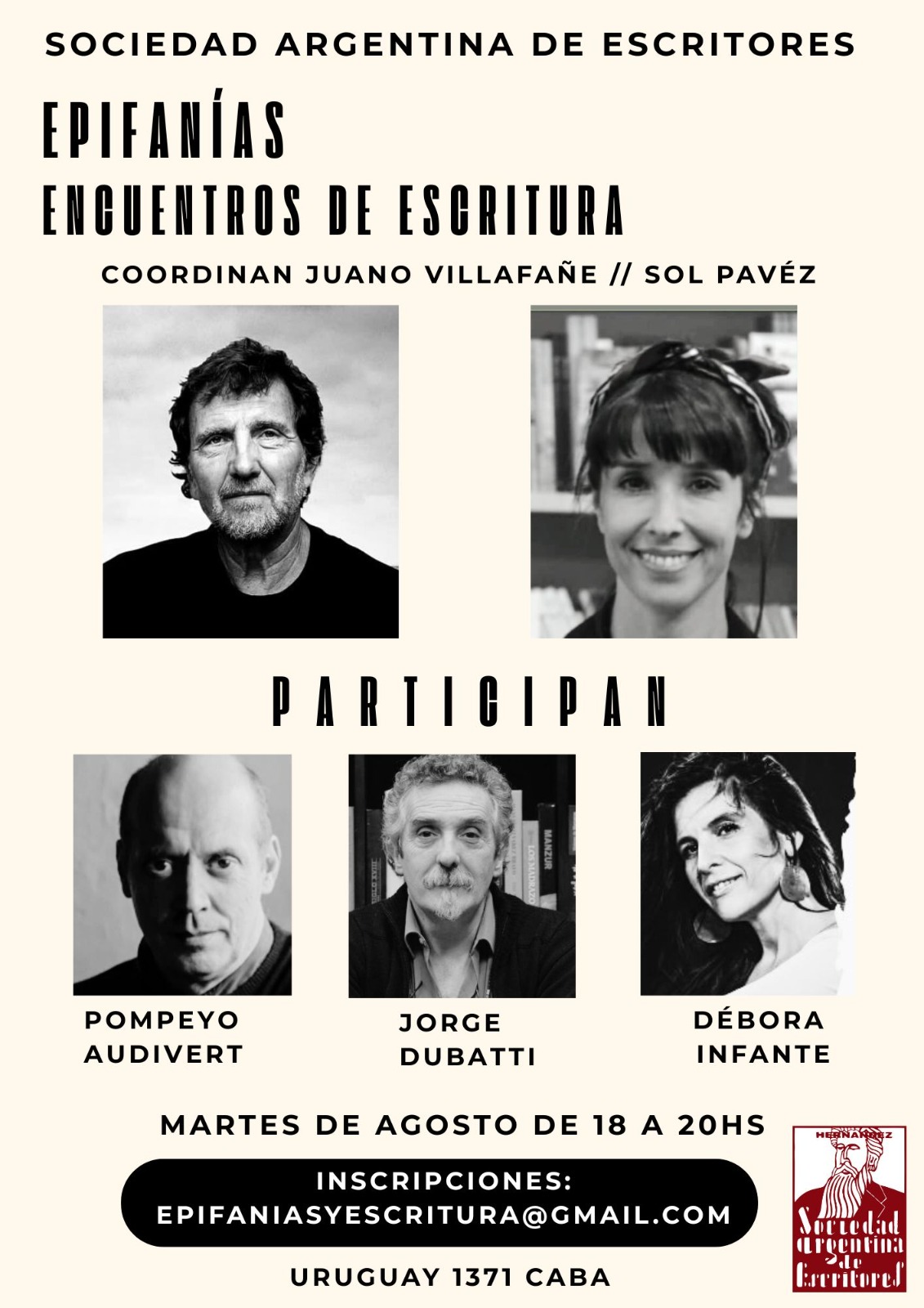 Epifanías… Encuentros de Escritura